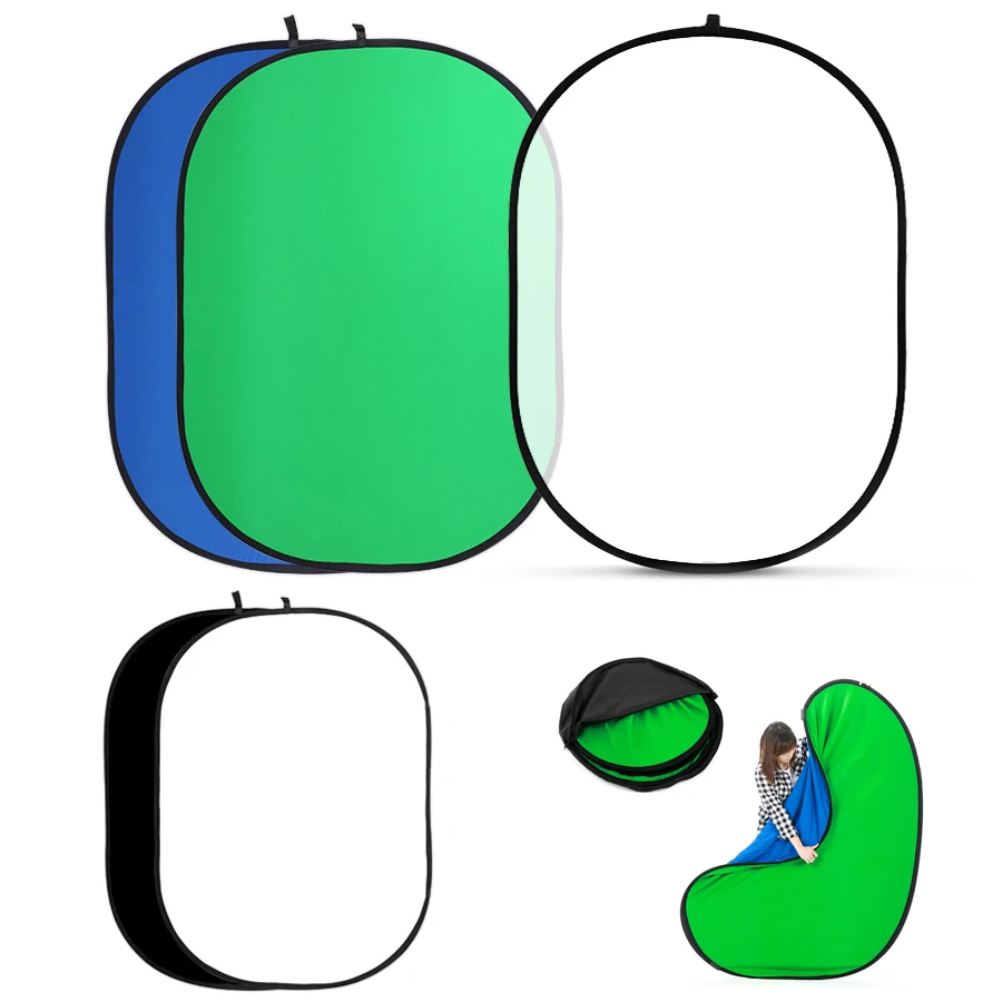 Green Screen Collapsible - TENWISH 100*150cm / 200*150cm 2in1 접이식