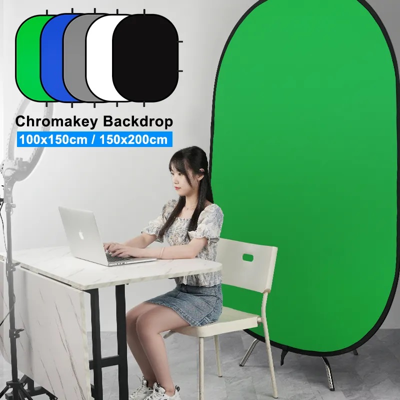 Green Screen Collapsible - Selens-새로운 접이식 휴대용 반사판, 파란색 및