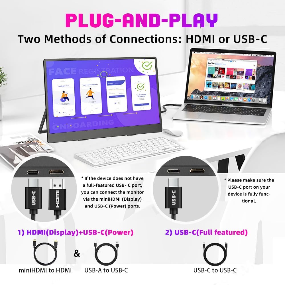 13.3인치 100% SRGB 와이드스크린 휴대용 모니 - Gaming Monitor Curved 리뷰 및 가격