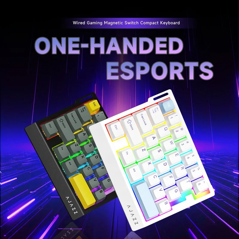 RGB 미니 한 손 기계식 키패드 마그네틱 축 데스크탑 - Esports Gaming Setup 리뷰 및 가격
