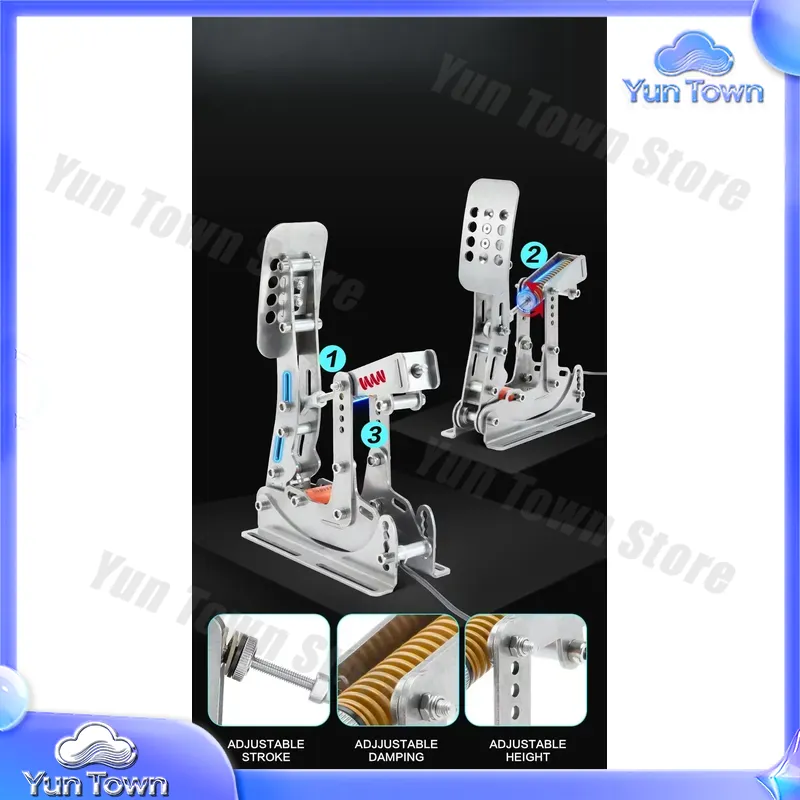심잭 NEW UT 페달 PC 시뮬레이터용, 레이싱 게임 - Esports Gaming Setup 리뷰 및 가격