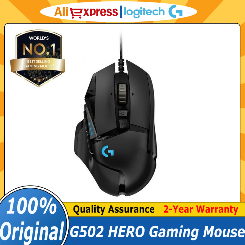 로지텍 G502 HERO 유선 게이밍 마우스 HERO  - Esports Gaming Mouse Weight Adjustable 리뷰 및 가격