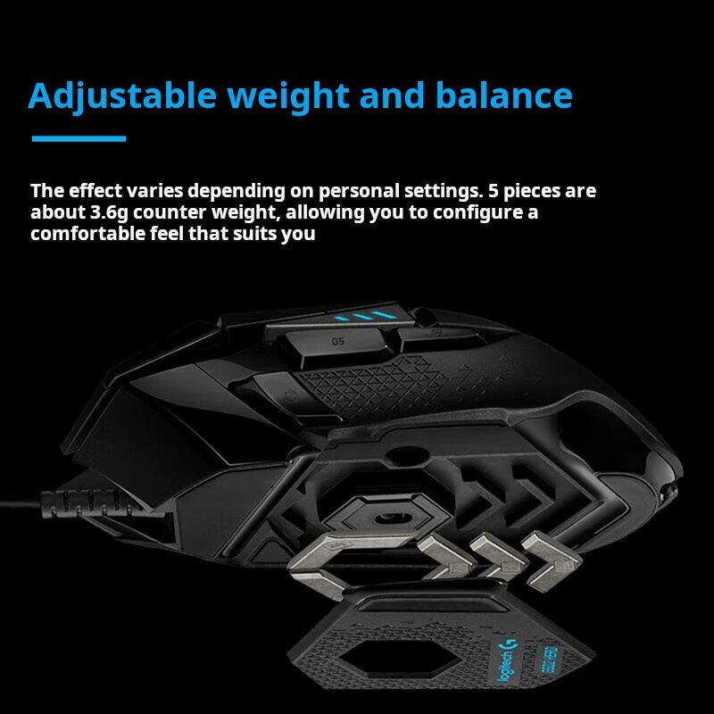 로지텍 G502 HERO 유선 게이밍 마우스 HERO  - Esports Gaming Mouse Weight Adjustable 리뷰 및 가격