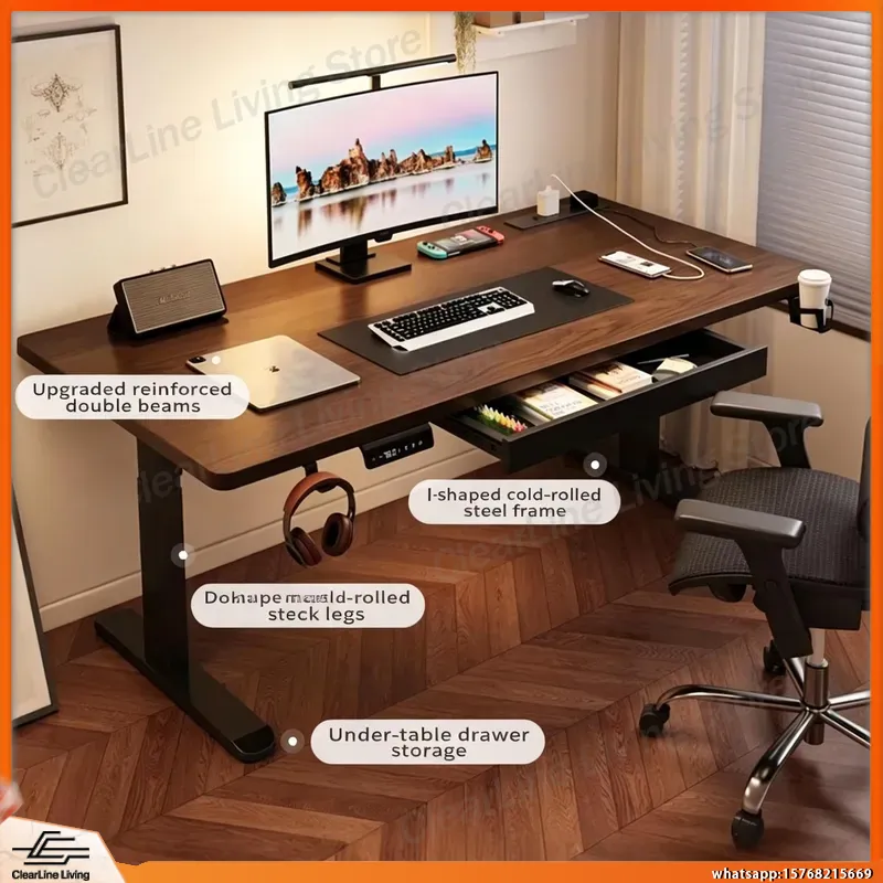 전동 높이 조절 게이밍 책상 (듀얼 모터 리프트 시스템 - Esports Gaming Setup 리뷰 및 가격